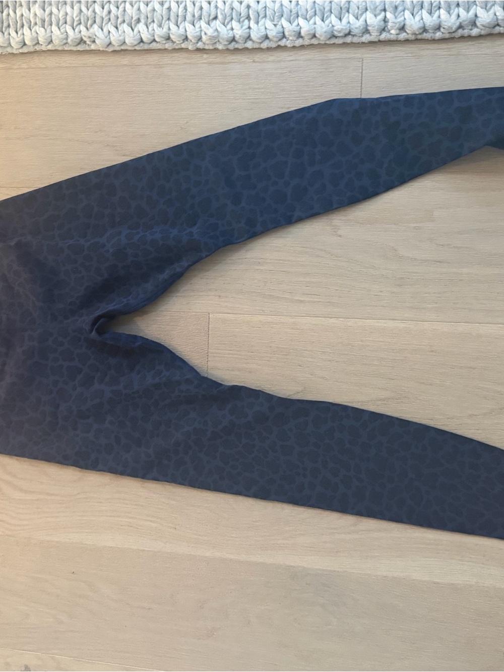 Nike Blue Leopard Print Dri-FIT Leggings